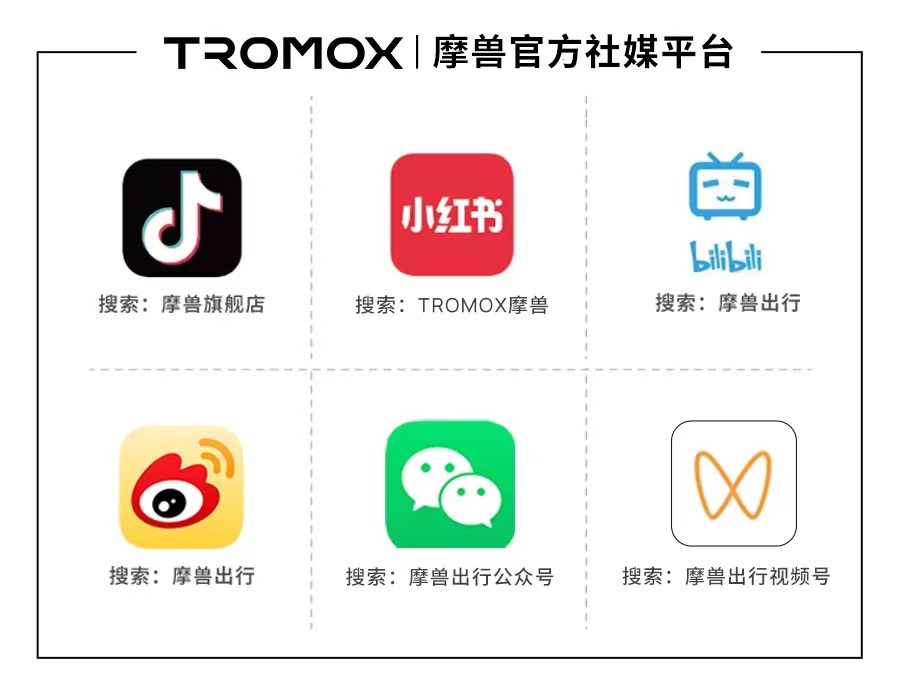Tromox摩兽电动车官方社媒平台